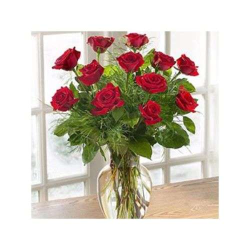Elegant Dozen Roses